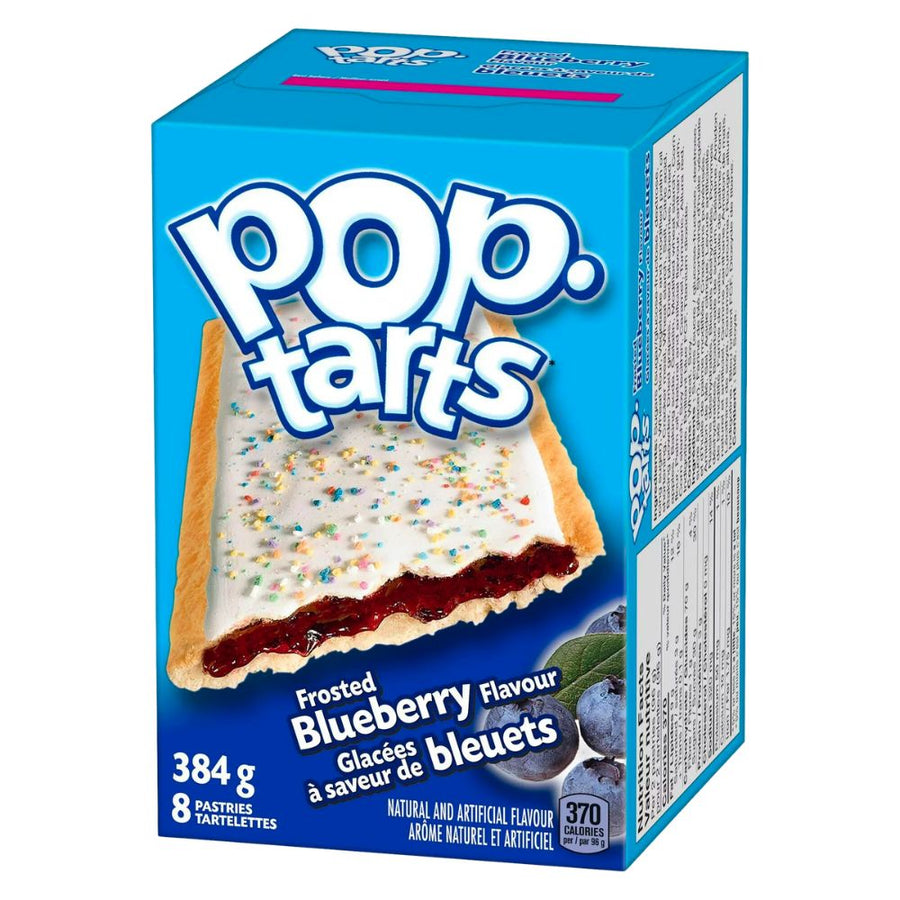 Confezione da 384g di biscotti ripieni di crema al mirtillo Pop Tarts Blueberry