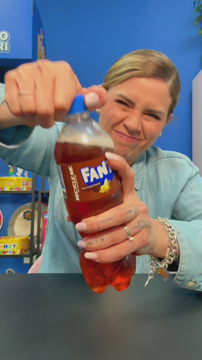 Assaggio Fanta al gusto di banana e cioccolato