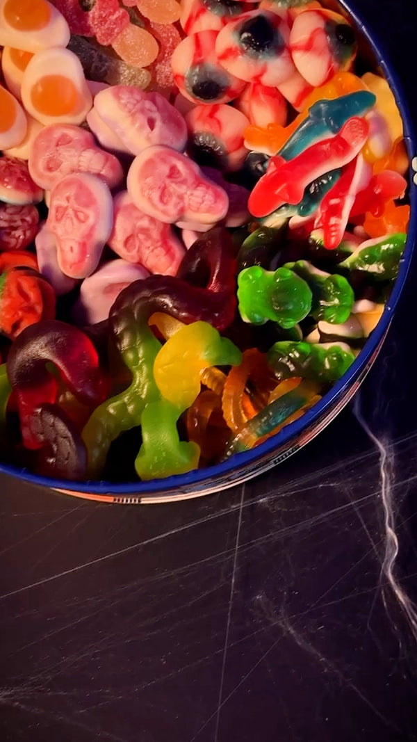 Wunnie Bucket Latta da 3 Kg di caramelle a tema Halloween