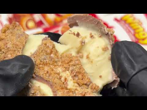 Wingy Chocolate, snack en forme d'aile de poulet avec un enrobage croustillant caramélisé et un cœur de chocolat et crème au lait de 50g 