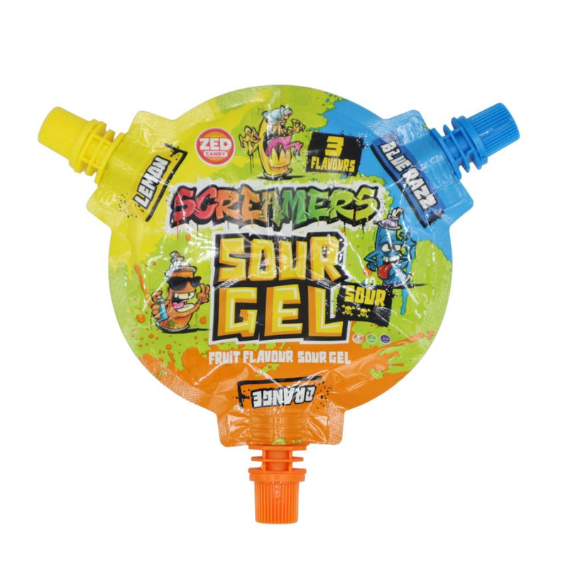 Confezione da 45g di caramella gel aspra Screamers Sour Gel