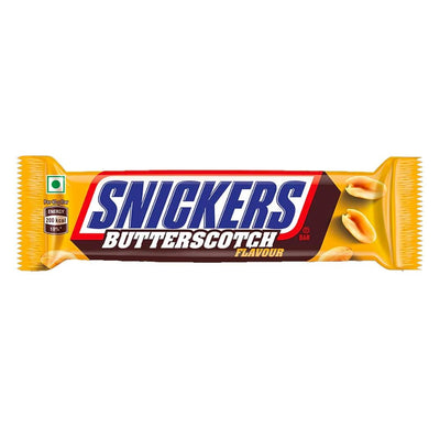 Confezione da 40g di barretta alle arachidi e caramello Snickers Butterscotch