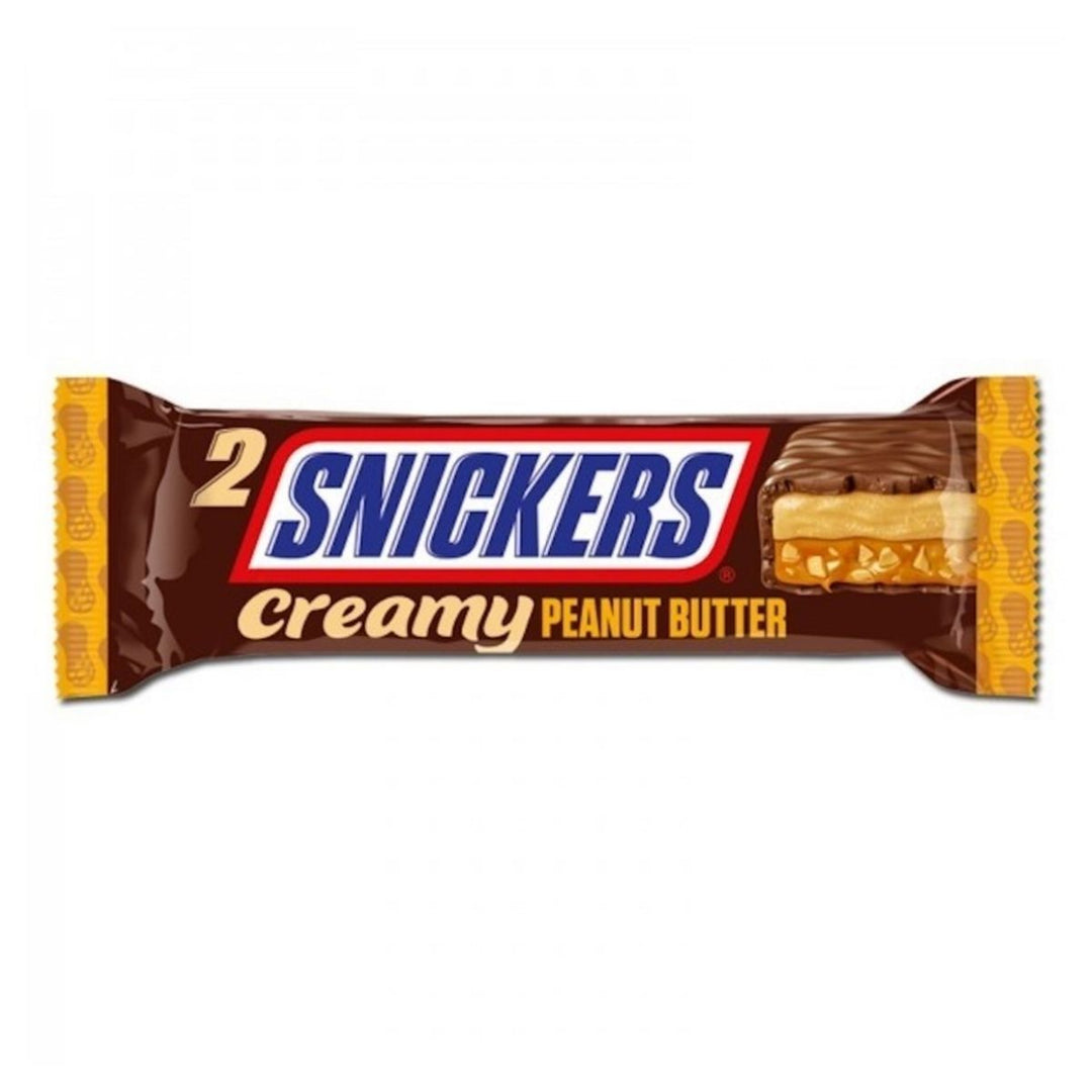 Snickers Creamy Peanut Butter, barre de chocolat au beurre de cacahuète de 36,5g 