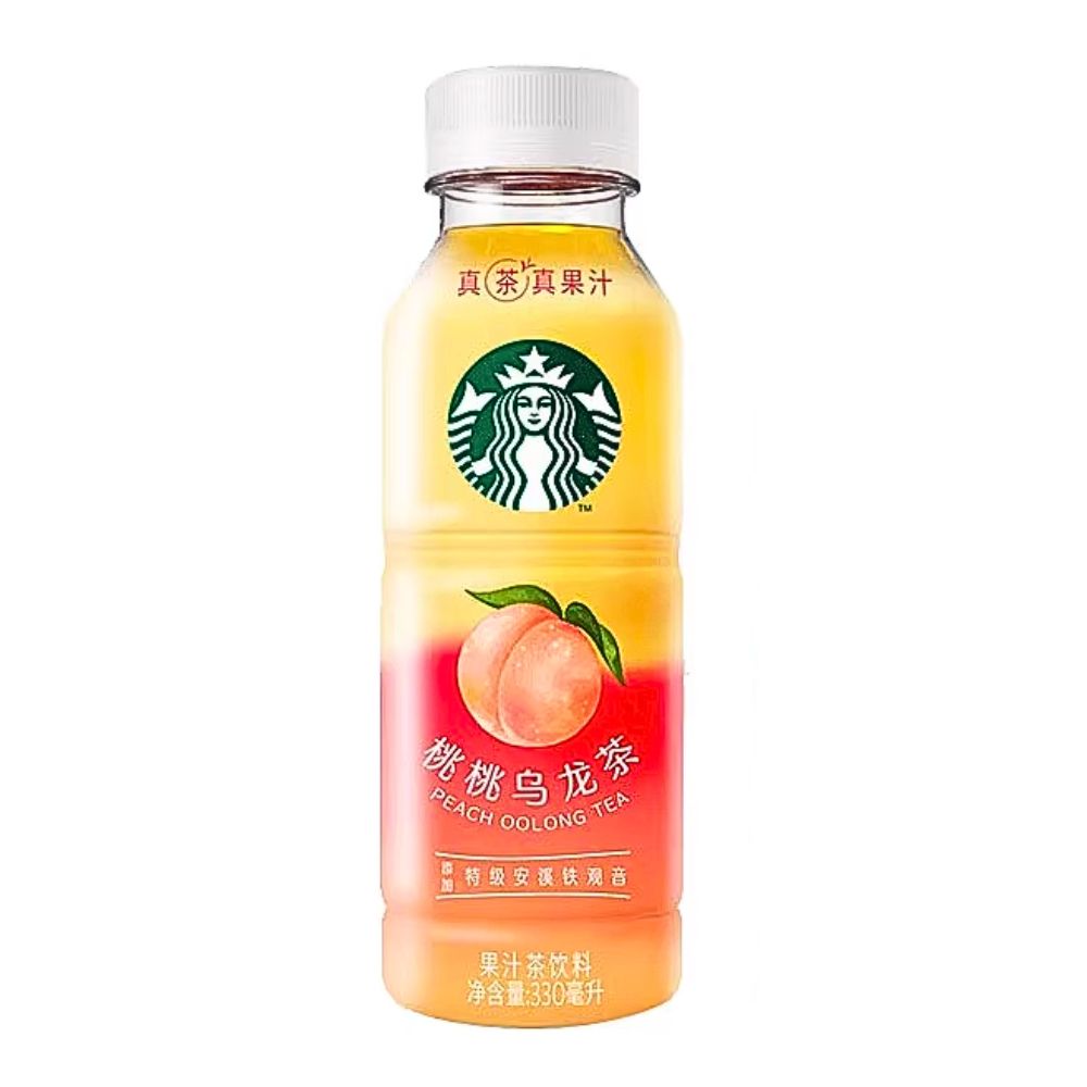 Starbucks Oolong Peach, thé oolong à la saveur de pêche de 330ml 