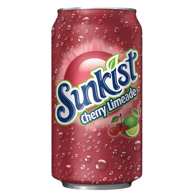 Confezione di soft drink Sunkist Cherry Lemonade da 355ml