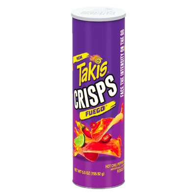 Confezione da 156g di patatine piccanti Takis Fuego Crisps