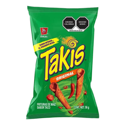 Confezione da 56g di patatine Takis Original