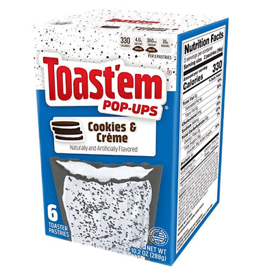 Confezione da 288g di biscotti cookies and cream Toast em