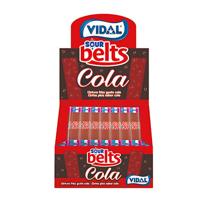 Confezione da 150 di Vidal Sour Belts Cola