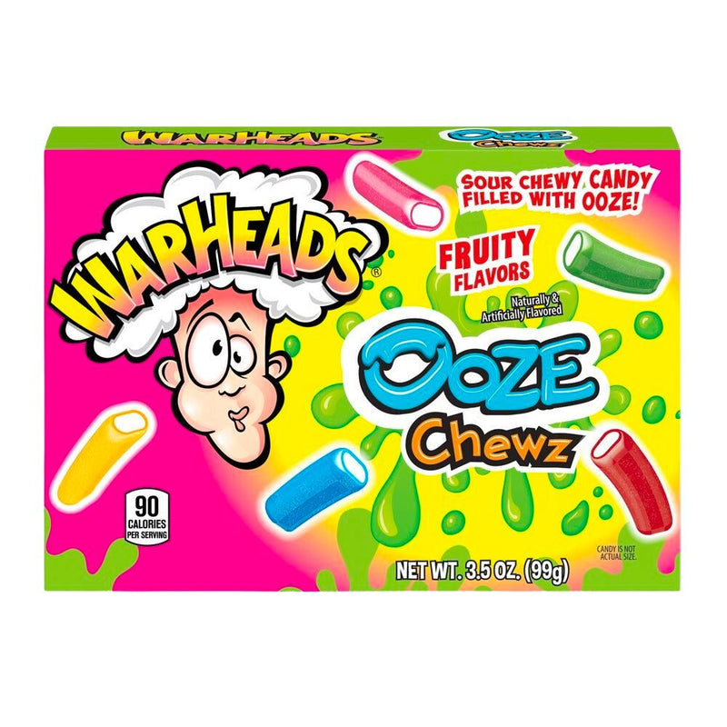 Confezione da 99g di caramelle aspre ripiene Warheads Ooze Chewz