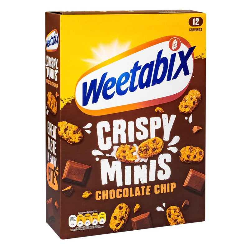 Confezione da 500g di cereali con gocce di cioccolato Weetabix Minis Chocolate