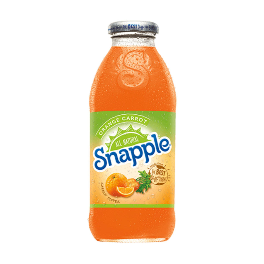 Snapple Orange Carrot, bevanda dolce all'arancia e alla carota da 473g (2146453258337)