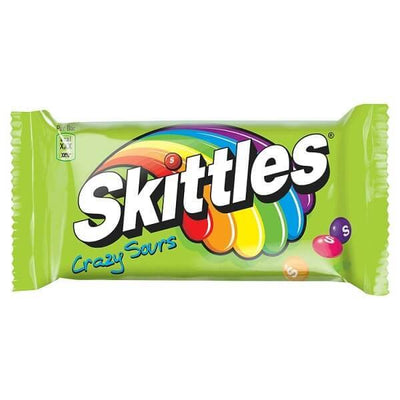 Skittles Crazy Sours, confetti aspri alla frutta da 55g (1954219917409)