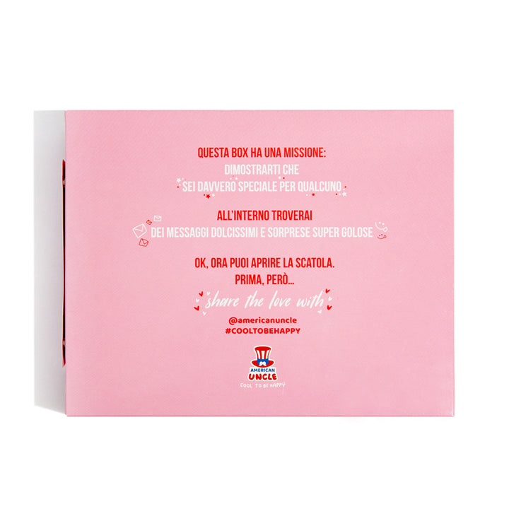 Love Bites Box, boîte de 12 boîtes de chocolats et bonbons 