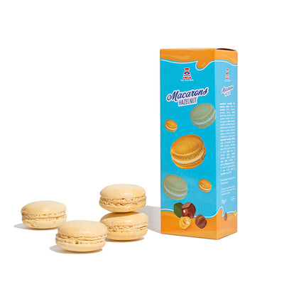 American Uncle Macarons Hazelnut, macarons aux amandes fourrés de crème de noisettes de 78g