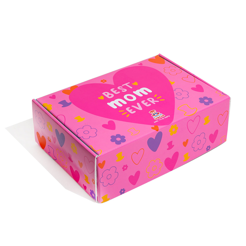 Snack Box - Super Mom Edition, boîte surprise de 20 snack douceurs, salées et boissons 