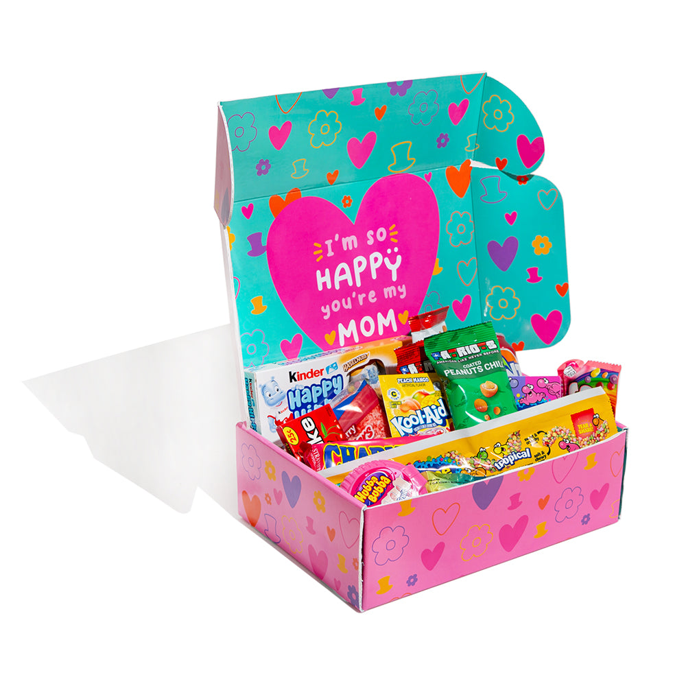 Snack Box - Édition Maman + Cadeau de Maman Box + Candy Box - Édition Super Maman de 1kg à surprise 