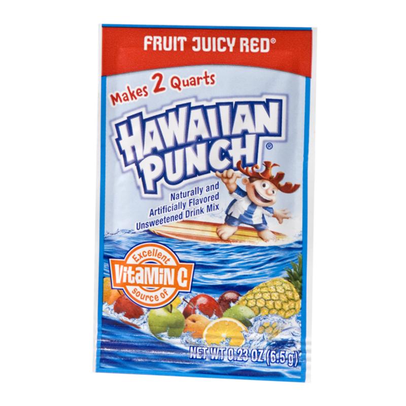 Fruit Juicy Red Hawaiian Punch, preparato in polvere per Hawaiian Punch da 6.5g (1954234794081)