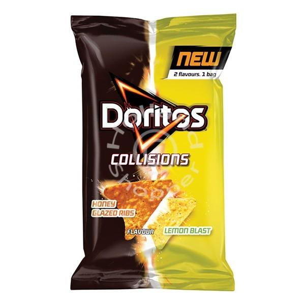 Doritos Collisions Honey Glazed Ribs and Lemon Blast, patatine al limone e miele da 162g (1954243149921)