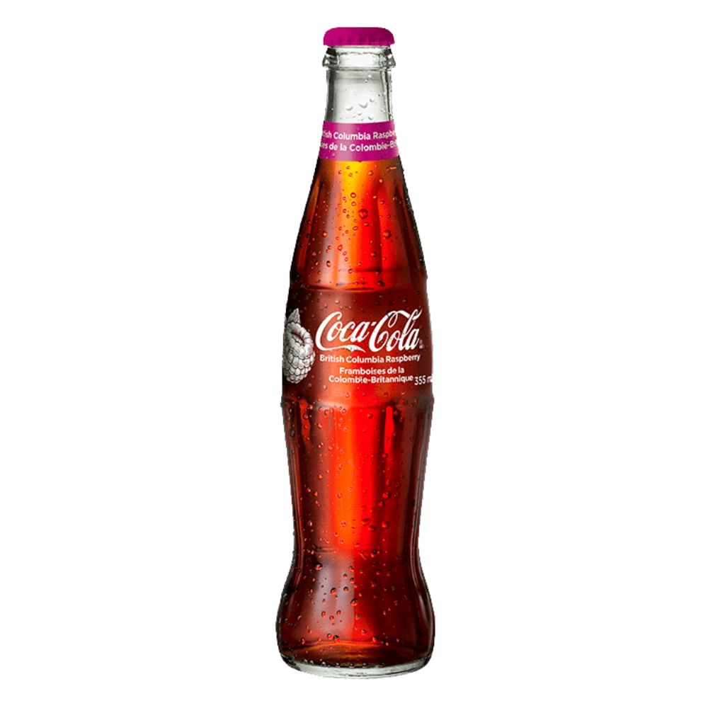 Coca Cola Columbia Raspberry - boisson au goût framboise de 355ml ...