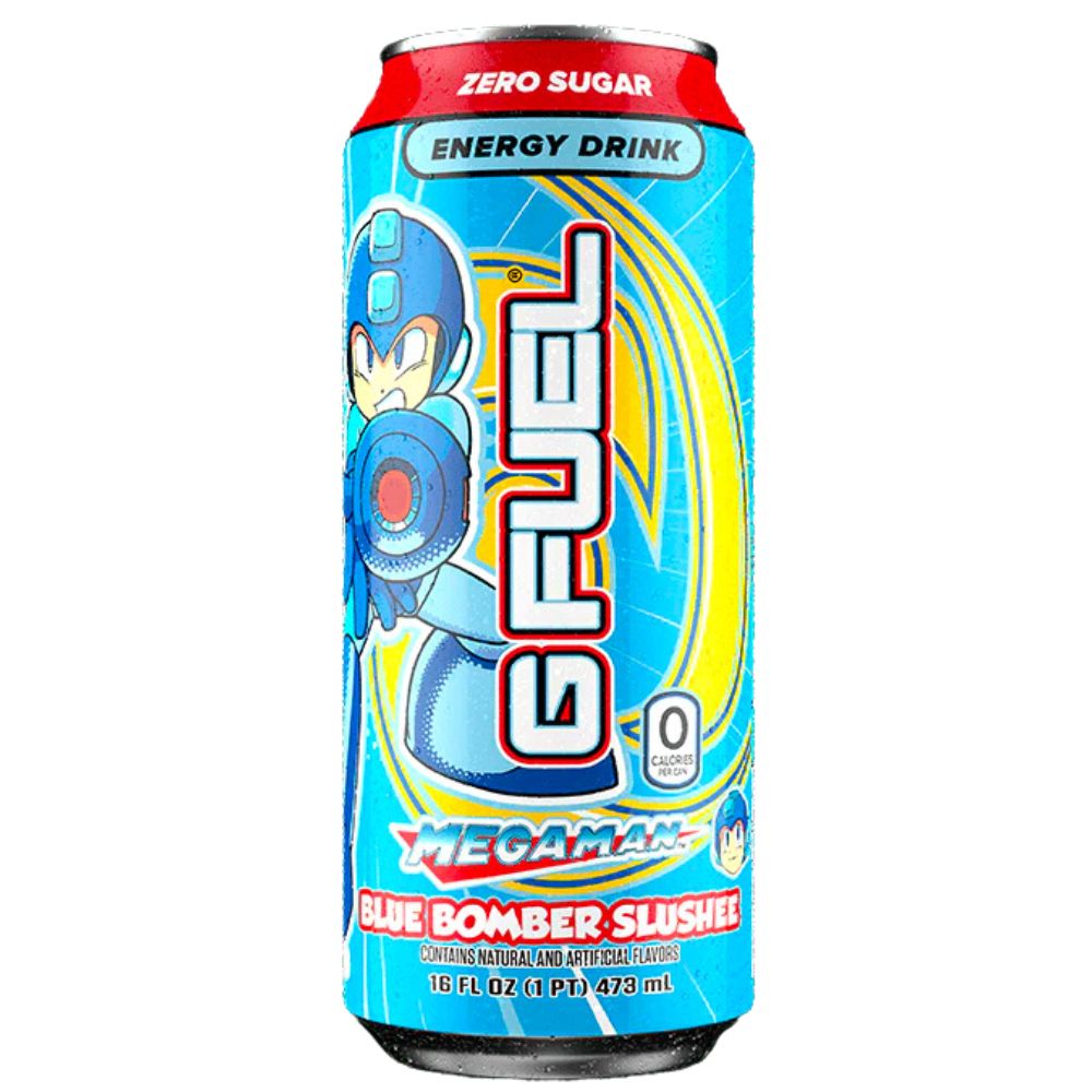 GFuel Mega Man Zero Sugar Blue Bomber Slushee - boisson énergétique ...