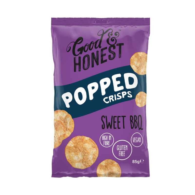 Good&Honest Popped Crisps Sweet BBQ 85g