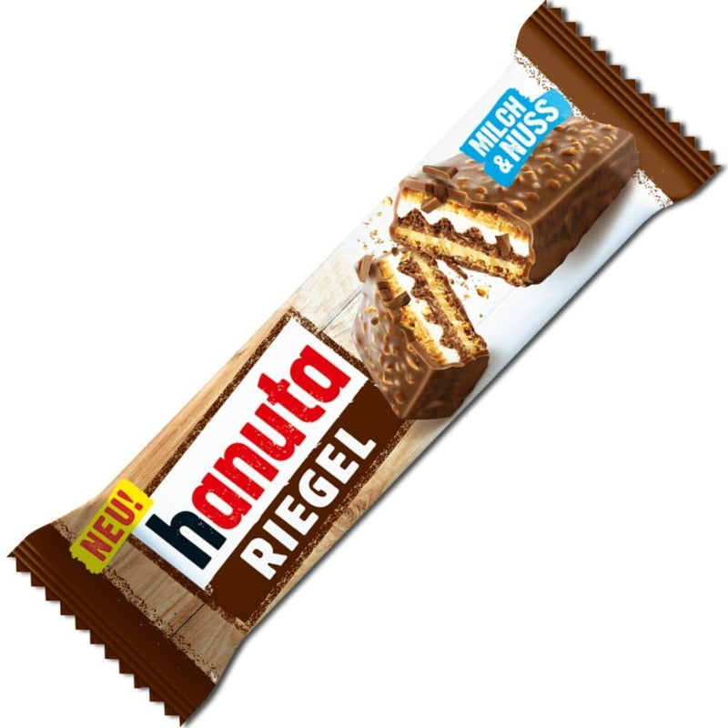 Ferrero Hanuta Riegel, wafer rivestito da cioccolato da 34.5g