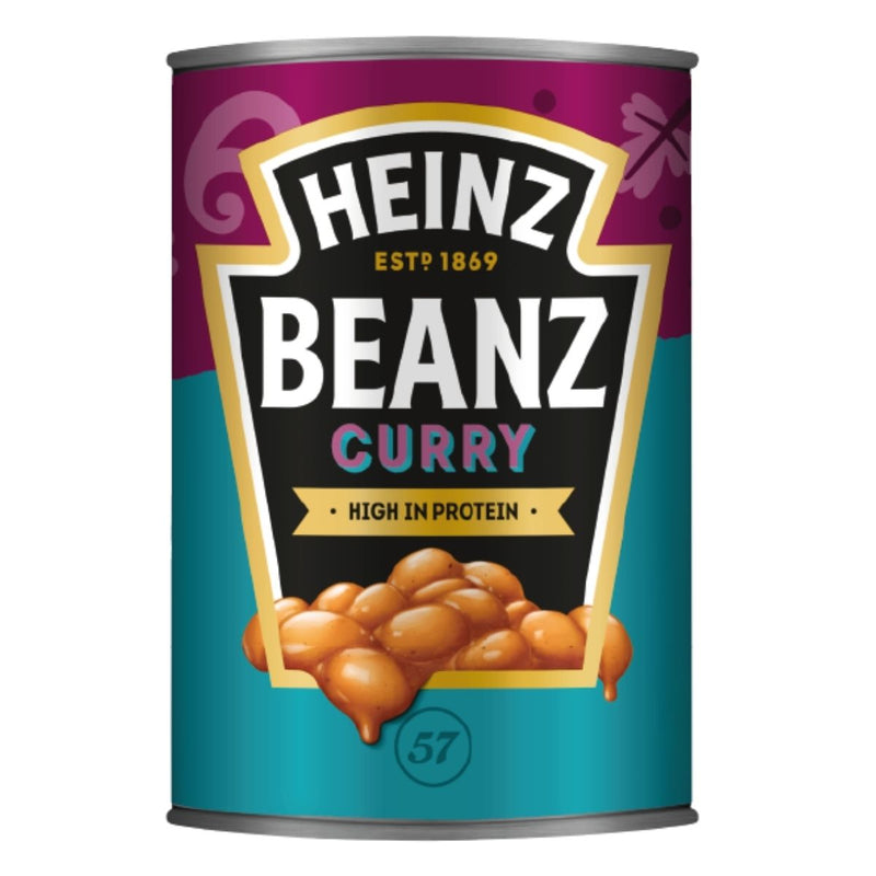 Heinz Beanz Curry, haricots au curry de 390g