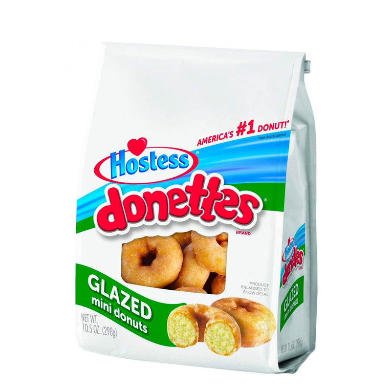 Confezione di ciambelle Hostess Donettes Glazed Mini Donuts da 298g