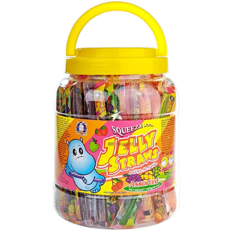 Jelly Straws Pailles De Gelée Assorted 1400g