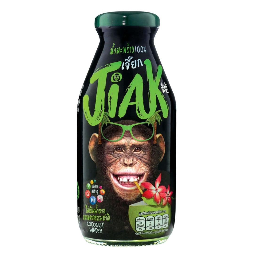 Jiak Coconut Water, eau de coco de 280ml 