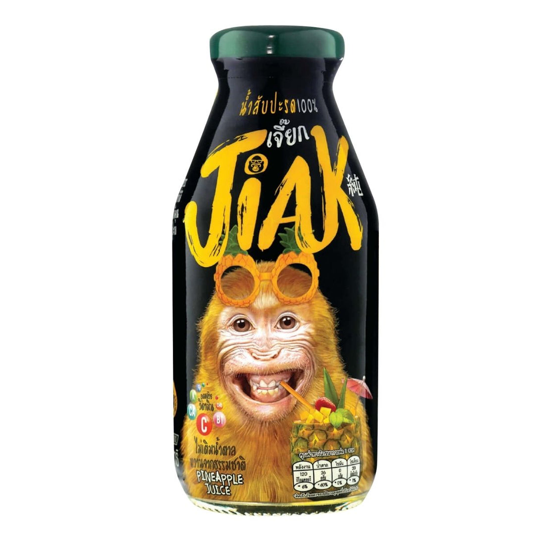 Jiak Pineapple Juice, jus d'ananas de 280ml 