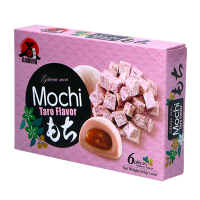 Confezione da 210g di mochi ripieni di taro Kaoriya Mochi Taro Flavour