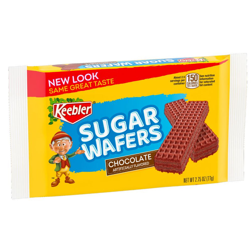 Confezione da 77g di wafer al cioccolato Keebler Sugar Wafer Chocolate