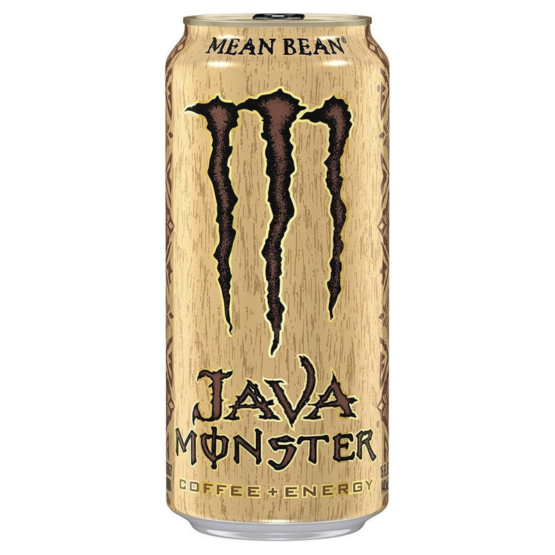 (Monster non da collezione, danneggiata) Monster Java Mean Bean, boisson énergétique au café et à la crème de 443ml