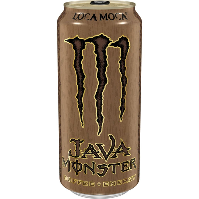 Monster Loca Moca, boisson énergisante au café de 443ml | ENDOMMAGÉE