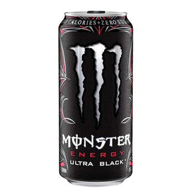 Confezione di Monster Ultra Black Zero da 500ml