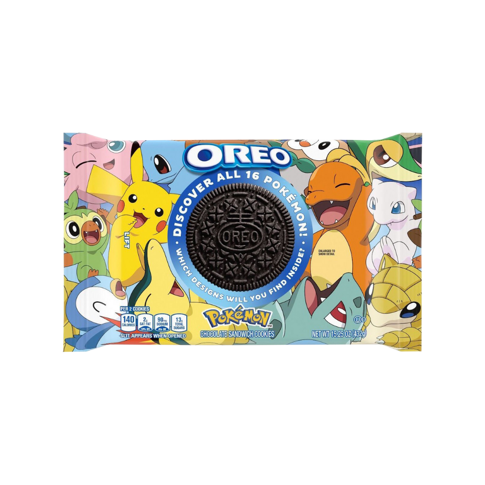 Oreo Pokémon Édition Limitée, biscuits Oreo au chocolat de 432g 
