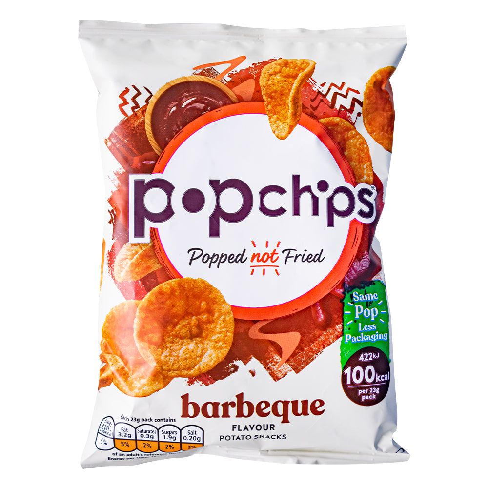 Pop Chips Barbecue, chips barbecue de 23g 