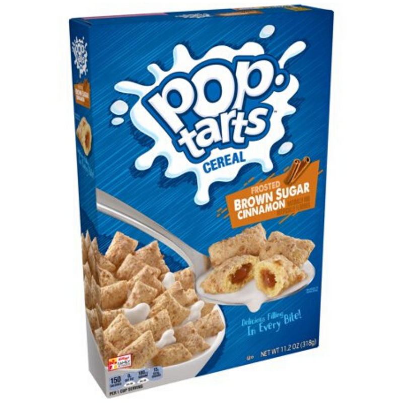 Pop Tarts Cereal Brown Sugar Cinnamon, cereali alla cannella da 318g (4490870947937)