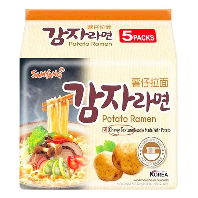 Samyang Potato Ramen, 5 portions de nouilles aux pommes de terre de 120g