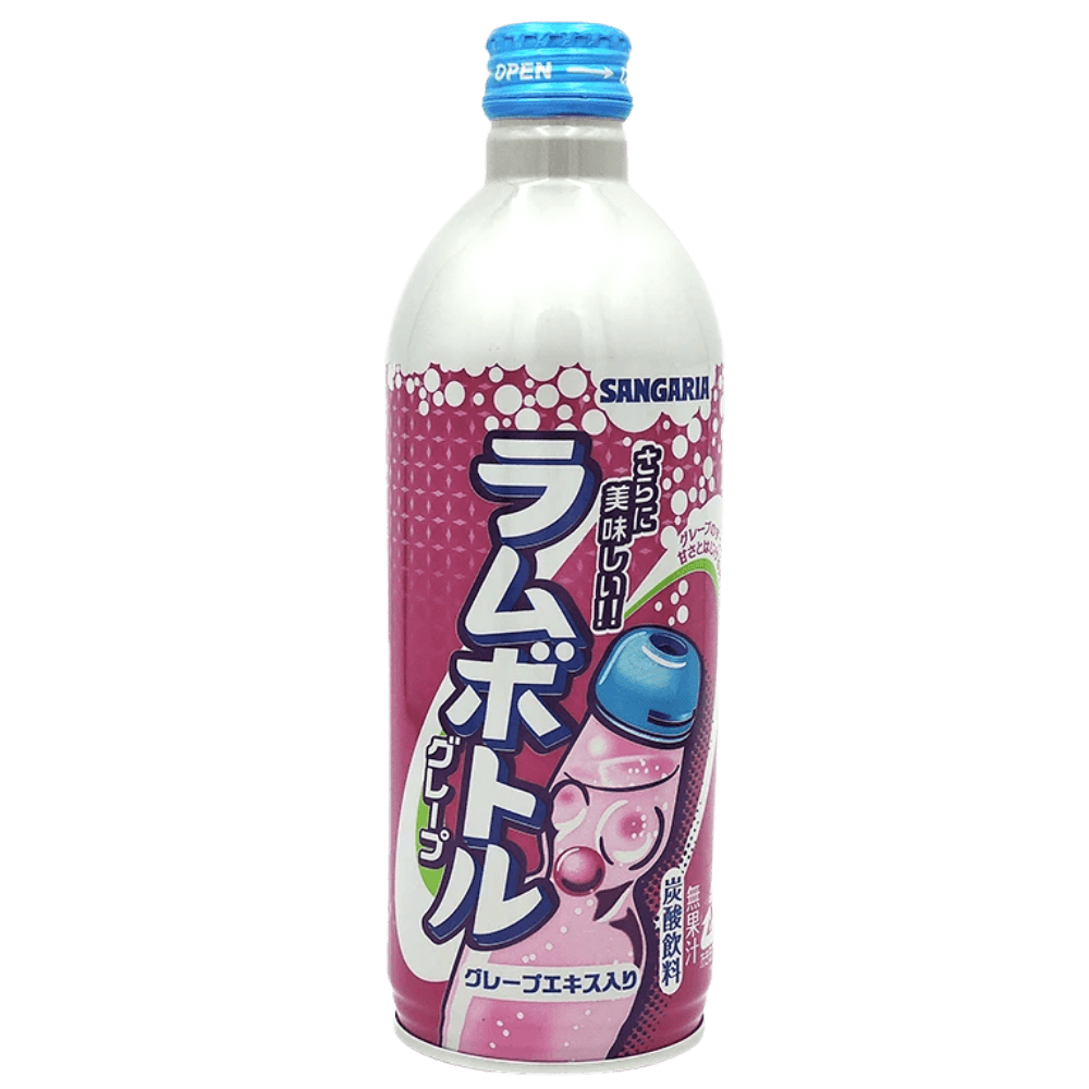 Sangaria Grape Ramune Soda, soda all'uva da 500ml