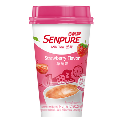 Senpure Instant Tea Drink Strawberry Flavor 80g