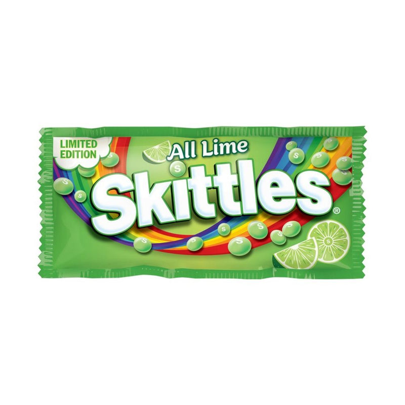 Skittles Lime Limited Edition - bonbons au citron vert en édition ...