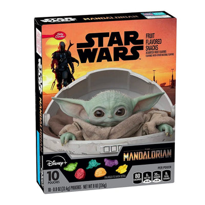 Confezione da 226g di caramelle alla frutta Starwars Fruit Flavored Snacks