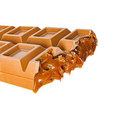 XL Creamy Toffee filled Choco Love Bar, chocolat au caramel fourré à la crème toffee de 500g