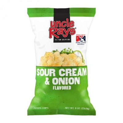 Uncle Ray's Sour Cream & Onion, confezione di patatine al gusto di panna acida e cipolla da 128g (4203572953185)