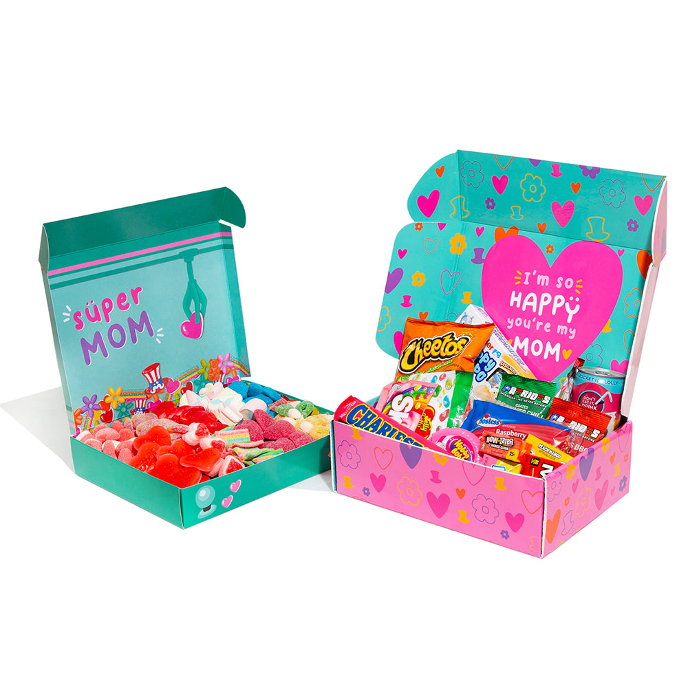 Candy Box - Édition Super Maman par 1kg en surprise + Snack Box - Édition Super Maman 