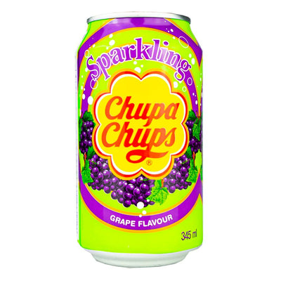 Chupa Chups Drink Uva, bevanda frizzante al gusto di uva da 345ml 