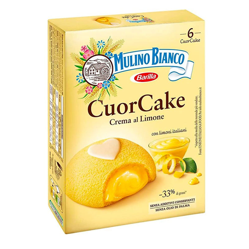 Confezione da 210g di merendine Cuor Cake della Mulino Bianco